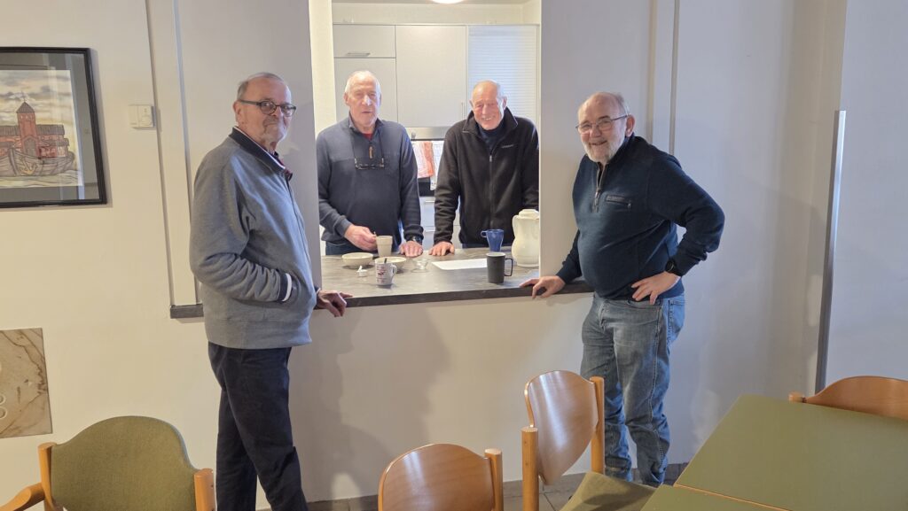 Kaffeepause am Thresen